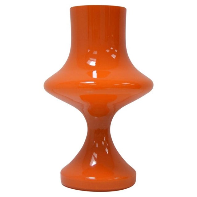 Large Glass Table Lamp attributed to Stepan Tabery for Opp Jihlava, 1970s For Sale - Image 12 of 12