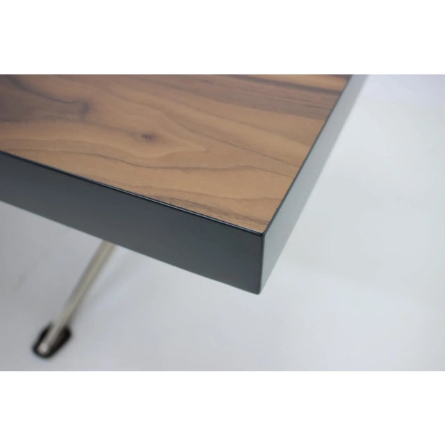 Walnut Coffee Table, Former Czechoslovakia, 1970s For Sale - Image 12 of 13