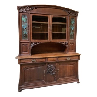 Antique Jugendstil Display Cabinet, 1910 For Sale