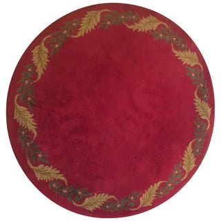 Peacock Art Deco Inspired Wool Rug by Doris Leslie Blau For Sale