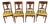 Set of Four Biedermeier Chairs, 1820 For Sale