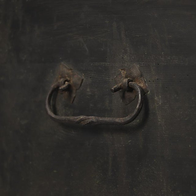 Very Large Rustic Farmhouse Folk Art Bridal Chest / Dresser For Sale - Image 14 of 18