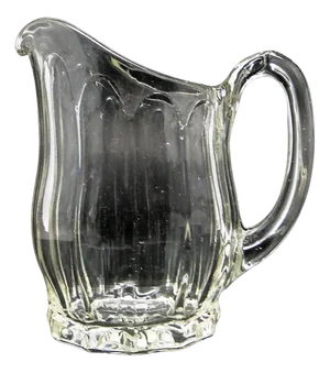 Art Deco Milk Jug from Hortensja Glassworks, Poland, 1950s
