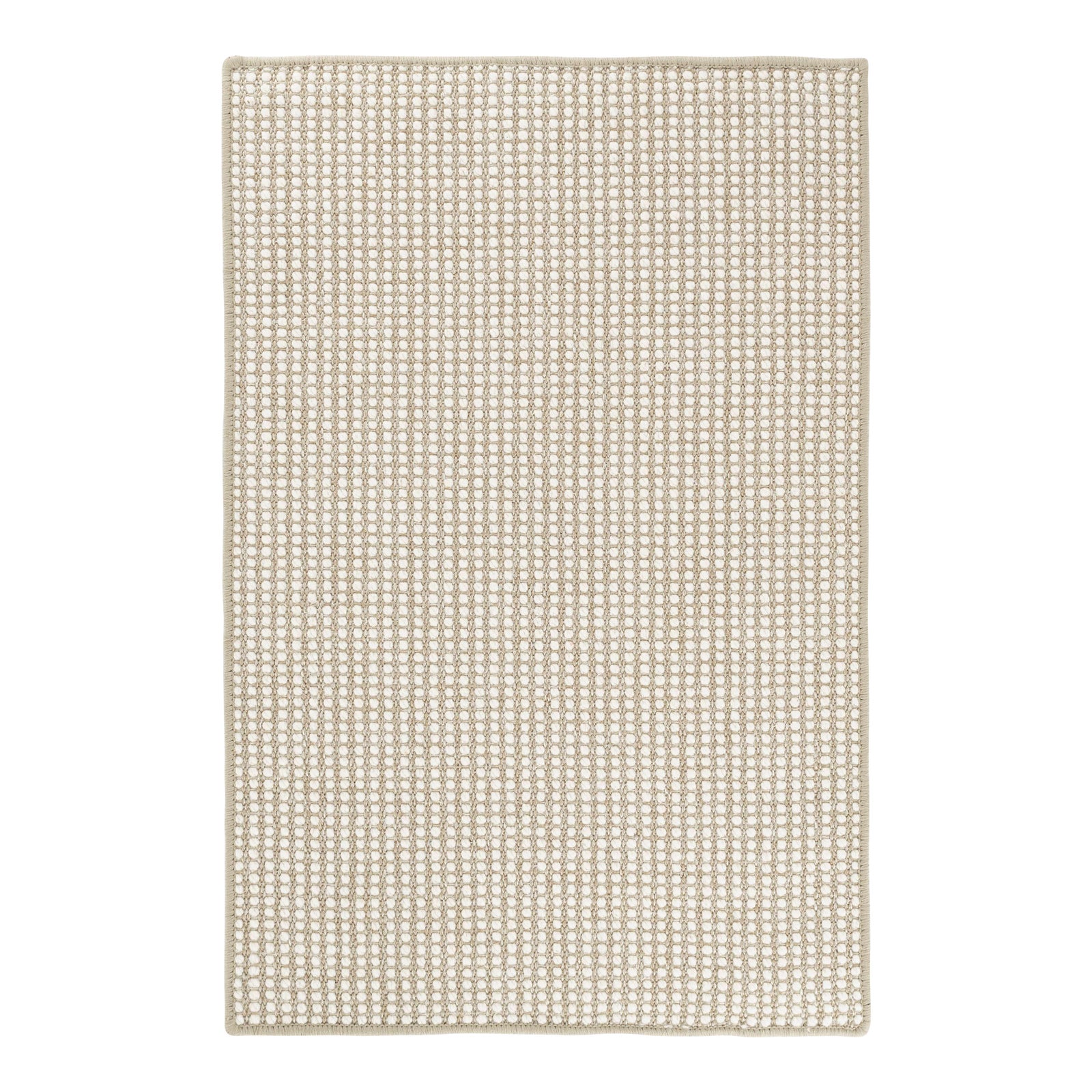 Dash & Albert by Annie Selke Pixel Wheat Woven Sisal/Wool Rug, 2'6" x 8