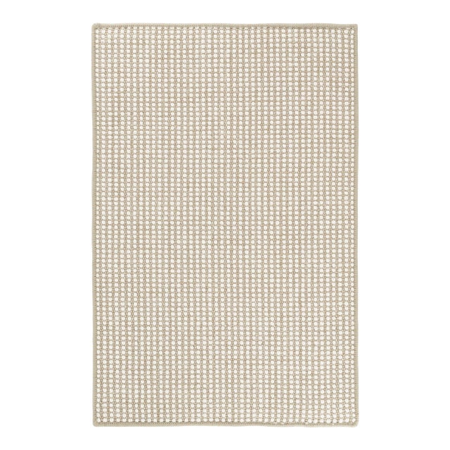 Dash & Albert by Annie Selke Pixel Wheat Woven Sisal/Wool Rug, 2'6" x 8' For Sale