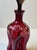 Antique Victorian Decanter in Engraved Ruby Glass, 19th Century For Sale - Image 4 of 9