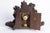Black Carved Wooden Mantelclock, 19th Century For Sale - Image 8 of 11