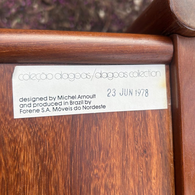 Mid-Century Modern 1970s Michel Arnoult Design Mid Century Modern Bar Cart For Sale - Image 3 of 10