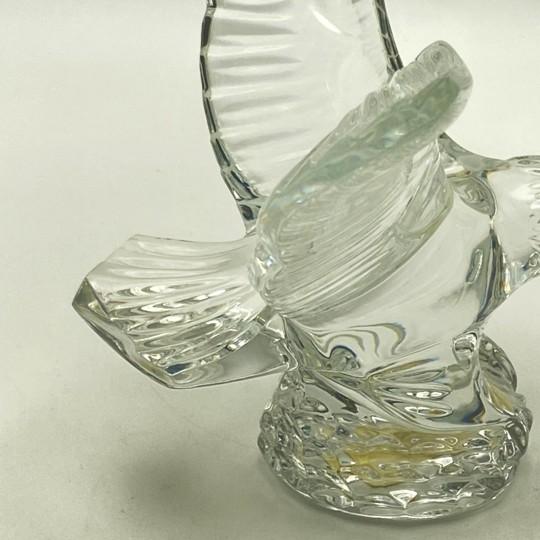 Waterford Crystal Fred Curtis Sculpture/Figurine - Eagle With Outstretched Wings (Vintage, Model #105153) For Sale - Image 9 of 18