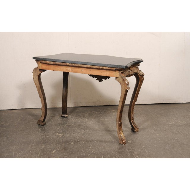 Italian Rococo Marble Top Console, 19th C. For Sale In Atlanta - Image 6 of 13