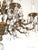 Massive Antique 20 Light Brass Lead Glass Crystal Chandelier ~ Pair Available For Sale - Image 4 of 12