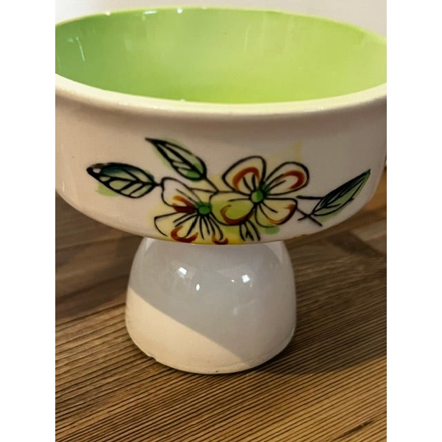 1920s Footed Dessert Bowl or Compote Cups - Set of 2 For Sale - Image 4 of 10