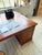 Antique Double-Sided Desk with Walnut Countertop, 1900s For Sale - Image 4 of 18