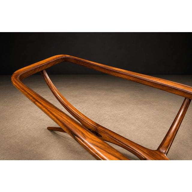 Mid-Century Modern Giuseppe Scapinelli Sculptural Wooden Coffee Table, Brazil, 1950s For Sale - Image 3 of 18