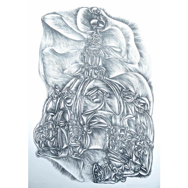 Dome - Original Lithograph by Fritz Baumgartner - 1970 ca. 1970 For Sale - Image 6 of 6