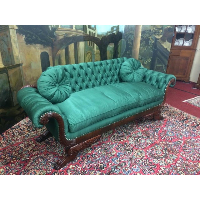 Antique Empire Sofa, 19th Century Sofa For Sale - Image 11 of 17