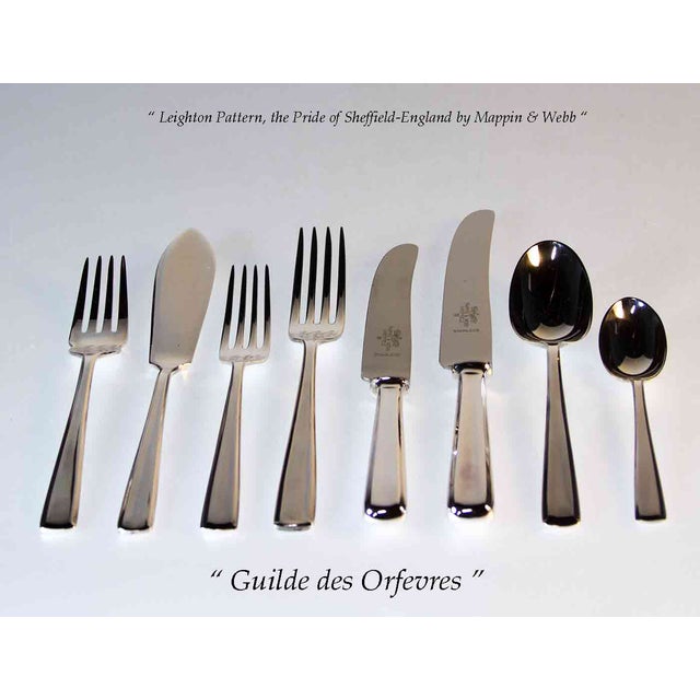 New 1980s Complete European Cutlery Set for 12, Including Fish Eaters & Serving Pieces 144 Pieces. For Sale - Image 13 of 18