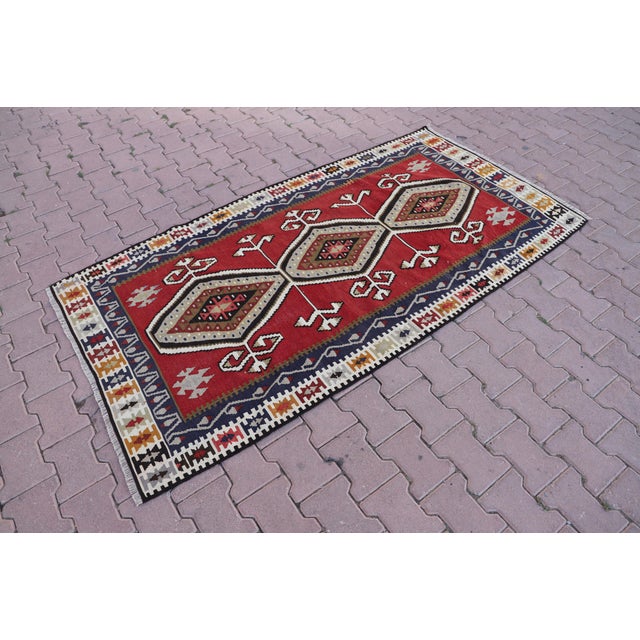 Size: 3.6 x 7 ft ( 112 x 213 cm) 44 x 86 inches Color: Organic Natural Dye ( Green,Blue,Red,Cream ) Material: 100% Hand...