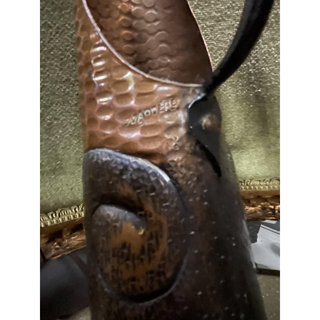 Copper and Sheet Metal Pitcher by Jean Goardère, 1910s For Sale - Image 14 of 15