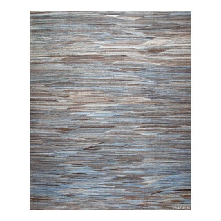 Nazmiyal Collection Large Modern Kilim Flatweave Rug For Sale