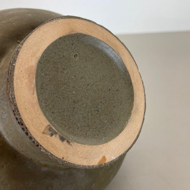 Super Pottery Fat Lava Multi-Color 816-1 Vase attributed to Ruscha, 1970s For Sale - Image 16 of 17