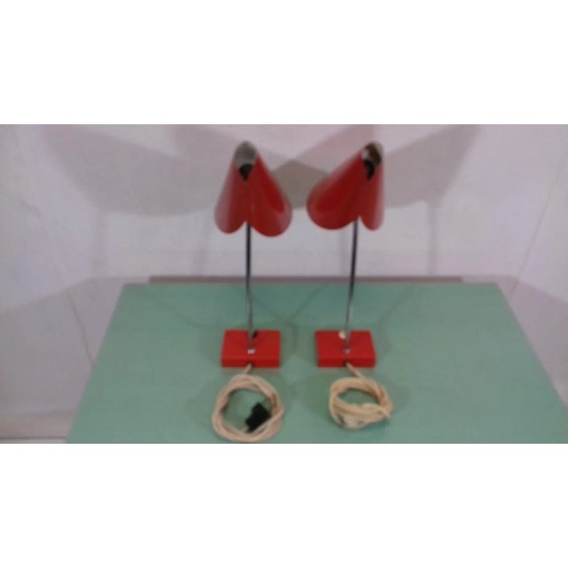 1960s Table Lamps by Josef Hůrka, Czechoslovakia, 1960s, Set of 2 For Sale - Image 5 of 10