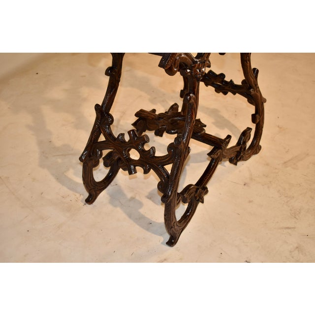 19th Century Black Forest Carved Planter on Stand For Sale - Image 11 of 11