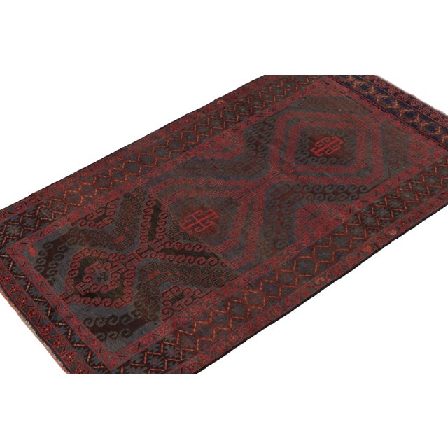 Rug & Kilim Rug & Kilim’s Baluch Tribal Rug With Colorful Geometric Patterns For Sale - Image 4 of 7