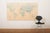 Swissair World Map on Wooden Boards with Metal Connectors For Sale - Image 13 of 13