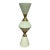 Hamilton Park Interiors Hourglass Pillar Candle Holder, Tall For Sale