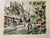 Mid-20th Century Parisian View of Paris Watercolor Print by Artist G. Lelong For Sale - Image 4 of 15