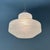 Vintage Pendant Lamp in Spun Satin Glass from Erco, 1960s For Sale - Image 6 of 12