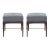Linear Stools in Walnut Series 18 by Stamford Modern - a Pair For Sale