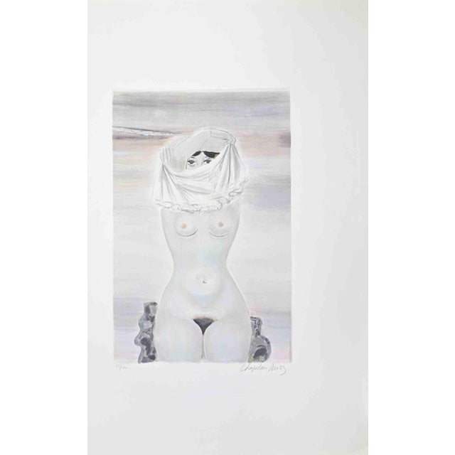 Woman is a colored lithograph realized by the artist Roger Chapelain-Midy in the 1970s. Hand-signed by the artist in the...