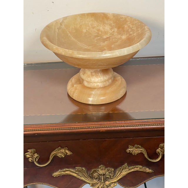 1960s Sea Shells Globe on Italian Onyx Tazza For Sale - Image 4 of 5