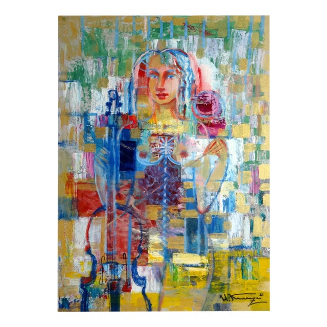 Uldis Krauze, Morning Melody, 2021, Oil on Board For Sale