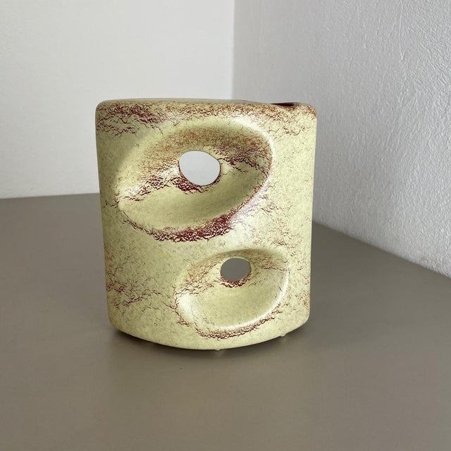 Ceramic Ceramic Studio Pottery Vase from Bertoncello Ceramics, Schiavon, Italy, 1970s, Set of 2 For Sale - Image 7 of 18