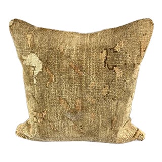 20 x 20 Rug Pillow Sapphire Dreams Turkish Pillow Cushion Cover For Sale