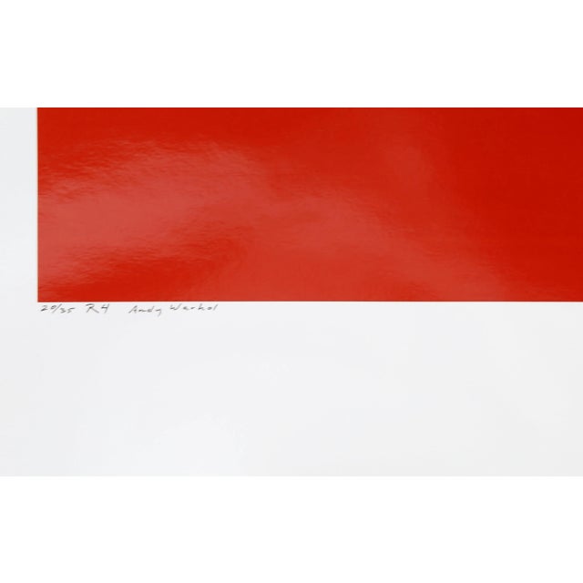 Portraiture 1980s Andy Warhol Red Series IV For Sale - Image 3 of 4