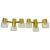 Swedish Brass and Glass Wall Lights, 1960s, Set of 2 For Sale - Image 9 of 9