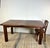 Brutalist Oak Table with 2 Extension Leaves, 1990s For Sale - Image 6 of 13