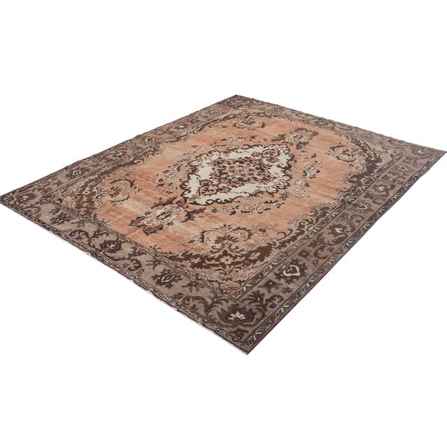 Vintage Turkish Kars Wool Rug For Sale - Image 4 of 6