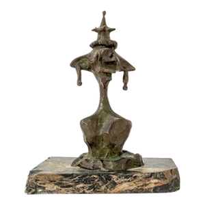 1960s Picasso Style Mid-Century Modern Abstract Bronze Sculpture