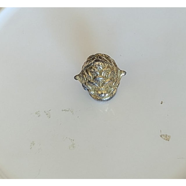 Mid 20th Century Robust Acorn Fineal With Bronze Patina For Sale - Image 4 of 4