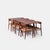 Danish Extendable Teak Dining Table and Model 75 Chairs from Møller, 1960s, Set of 9 For Sale - Image 11 of 11