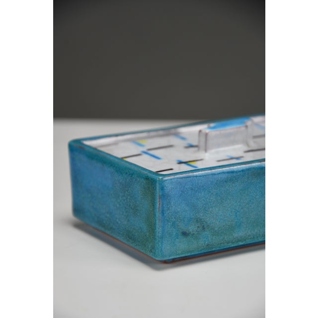 Bauhaus Ceramic Zuckerdose Box by Uffrecht & Co., Neuhaldensleben, 1930 For Sale - Image 12 of 14