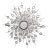 Neiman Marcus 63" Raindrops Sunburst Mirror For Sale