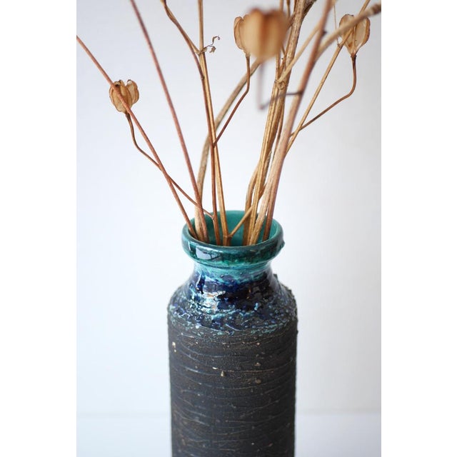 Mid-Century Modern Scandinavian Pottery Vases from Tilgmans, Sweden, Set of 2 For Sale - Image 6 of 13