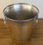 Vintage French silverplated champagne bucket with applied lions and rings. Stamped GELB made in France, c. 1960's.