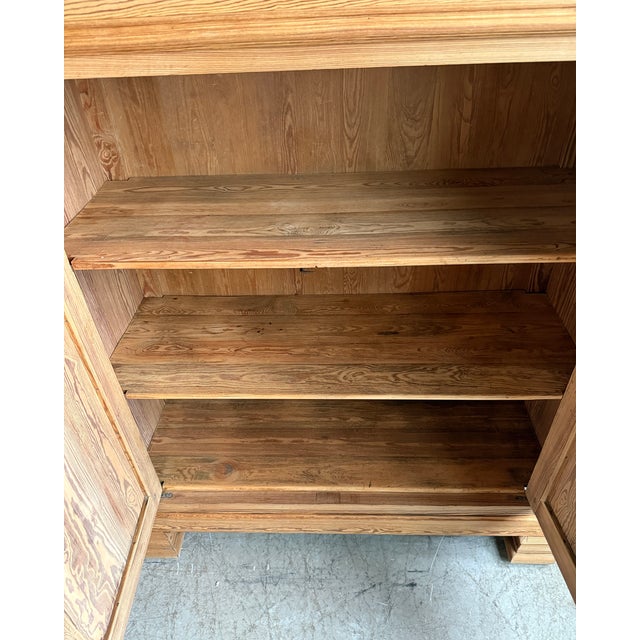 Large Louis Philippe Sideboard in Pitch Pine, 1890s For Sale - Image 11 of 14